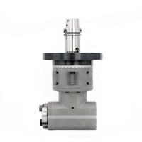 Cabezal de Fresado Lateral CNC de Alta Resistencia WEDN HSK63A BT40, Entrada BT40, Salida en Ángulo de 90 Grados, para Fresado de Superficies y Perforación de Corte Pesado