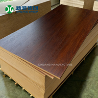 Panneau MDF mélaminé de qualité supérieure, design moderne, 8 mm-21 mm, E0/E1, pour armoires de cuisine, meubles d'intérieur