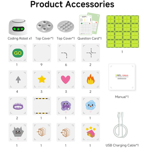 روبوت MNTL الذكي للتعلم بدون شاشة للأطفال، لعبة تفاعلية للبرمجة والعلوم والتكنولوجيا والهندسة والرياضيات للتعلم المبكر مع هدية إبداعية للأطفال - Product Image 2