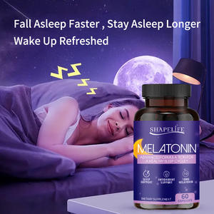 食品グレードの睡眠サプリメントは記憶力を向上させます睡眠健康サプリメントと体のリラクゼーションメラトニンカプセル - Product Image 2