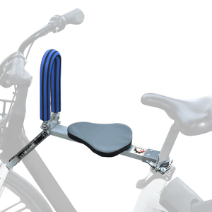 Siège Vélo Avant Enfant 3-6 Ans (jusqu'à 100kg) - Avec Pédales, Repose-pieds Et Dossier Réglables, Pour VTT Et Ville