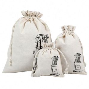 Custom Towel Fashion Letter Drawstring <b>Bag</b> Cosmetic Storage Clothing Packaging Dustproof Printed Logo - Product Image 5