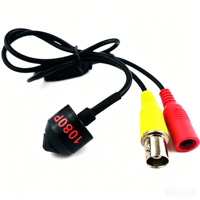 Kamera CCTV Mini AHD 2MP HD 1080P, Bodi Logam, Lensa 3.7mm Sudut Lebar, ODM untuk Sistem DVR AHD