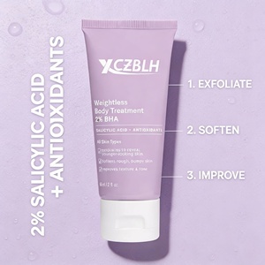 OEM/ODM Traitement corporel en apesanteur <span class=keywords><strong>2</strong></span>% <span class=keywords><strong>BHA</strong></span>, <span class=keywords><strong>lotion</strong></span> <span class=keywords><strong>exfoliante</strong></span> à l'acide salicylique et à la camomille, hydratant pour la kératose pilaire - Product Image 1