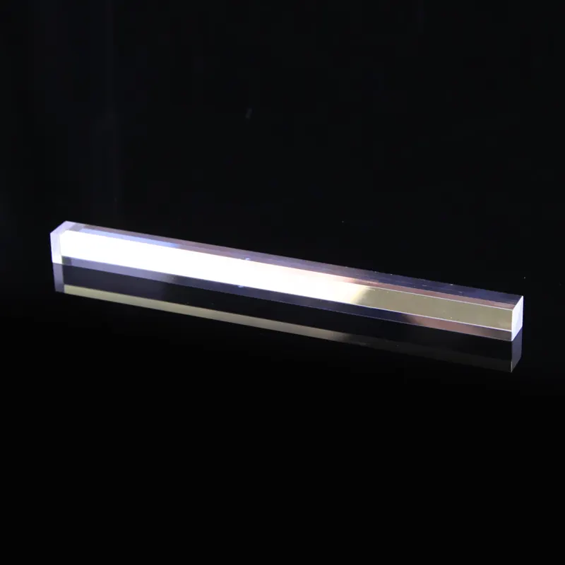 High Quality Optical Clear Sapphire Fused Silica Prisms Light Guide Plate For Laser Ipl