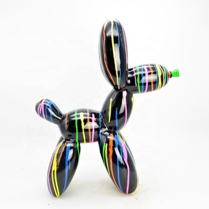 Escultura de <span class=keywords><strong>Perro</strong></span> Globo Inflable Personalizada de Jeff <span class=keywords><strong>Koons</strong></span>, Estatua de Bearbrick de Fibra de Vidrio Epoxi para Decoración de Mesa - Product Image 4