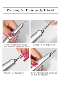 Perceuse à ongles électrique 35000 tr/min, machine de polissage professionnelle haute vitesse pour manucure et dépose de gel - Product Image 2