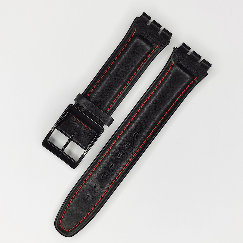 negro con linea roja