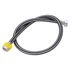 Tuyaux flexibles en acier inoxydable 304, filetage interne 1/2 pouce, tuyau tressé pour entrée de robinet, plomberie haute pression - Product Image 4
