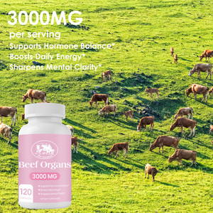 แค<span class=keywords><strong>ป</strong></span>ซูลซูเ<span class=keywords><strong>ป</strong></span>อร์ฟู้ดจากเนื้อวัวออร์แกนิกสำหรับผู้หญิง ช่วย<span class=keywords><strong>ป</strong></span>รับสมดุลฮอร์โมน เพิ่มพลังงาน สุขภาพดี ผลิตจากวัวที่เลี้ยงด้วยหญ้า <span class=keywords><strong>ป</strong></span>ล่อยเลี้ยงในทุ่งหญ้า บำรุงตับ หัวใจ <span class=keywords><strong>ไต</strong></span> และกระดูก - Product Image 1