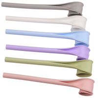 Pailles détachables Aikeer en silicone avec clip à clipser, sans BPA, compatibles lave-vaisselle et micro-ondes, pour adultes, style occidental
