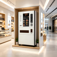 Distributeur automatique de café et de thé gazeux tout-en-un, paiement par code QR, pour lieux publics et commerciaux