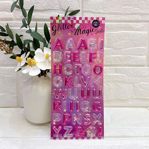 Autocollants 3D imperméables en gros pour enfants, motifs décoratifs colorés, autocollants d'art créatifs, designs holographiques, <span class=keywords><strong>alphabet</strong></span> anglais Princesse - Product Image 1