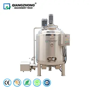 Stainless Steel Cream Yogurt Milk Mayonnaise Emulsification Tank Mixing Stirring Vessel Machine