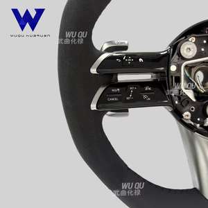 Pour <span class=keywords><strong>Mercedes</strong></span> Benz, adapté aux modèles BCE GLS GLA SC63W205W204W2132012-2021, nouveau volant en cuir pleine fleur et daim, modification professionnelle - Product Image 2