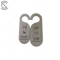 Porte-cartes d'hôtel en bois écologique personnalisé, impression de cartes en bambou, carte « Ne pas déranger », gravure au laser, logo RFID