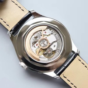 Reloj de Diamantes Unisex de Edición Limitada Personalizado, Esfera Plateada Blanca, Calendario Completo, Fase Lunar, Mecánico Automático, Zafiro, Nuevo 2026 - Product Image 4