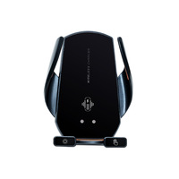 Chargeur de voiture sans fil avec support de téléphone et navigation, chargement et maintien automatiques par induction, noir, pour le nouveau modèle 2025