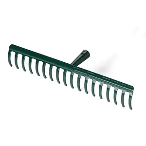 Superior quality made in Ital steel rake 18 tines 4mm for farming agriculture gardening