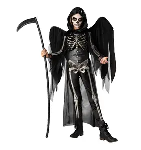 Anjo da morte da menina Tween traje para Halloween