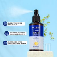 Spray de croissance capillaire à base de plantes en gros avec biotine, caféine, bulbe d'oignon, traitement anti-chute de cheveux pour des cheveux plus épais et des soins du cuir chevelu
