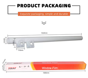 Matériau PET 0% VLT <span class=keywords><strong>film</strong></span> de teinte de verre noir noir <span class=keywords><strong>total</strong></span> non réfléchissant <span class=keywords><strong>film</strong></span> de fenêtre de confidentialité occultant 100% udr 1.52x30m avec colle - Product Image 6