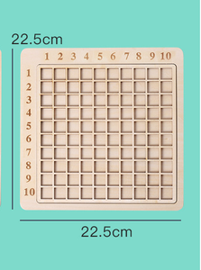 กระดานไม้สำหรับเด็ก, เกมกระดานสำหรับเด็กฝึกการนับคณิตศาสตร์และร้อยกระดานเกมฝึกการคิดเชิงโต้ตอบ2025 - Product Image 5