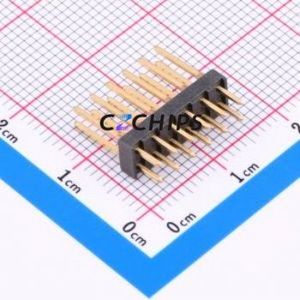 87227-6 Pin Header Through hole Component (THT),P=2.54mm Connector 2.54mm 2.54mm Round Pin Through Hole - Product Image 2