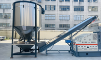 Machine de granulation en plastique 100 à 800 kg/h vis unique pour ligne de recyclage des déchets plastiques avec 1 an de garantie