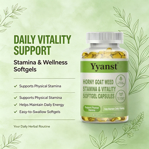 Complément Alimentaire à Base de Plantes Épimédium (Horny Goat Weed) en Gélules Molles 800mg, 90 pièces – Soutient la Force Physique et la Vitalité Quotidienne pour Hommes Actifs - Product Image 3