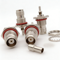 Connecteur d'antenne coaxial RP TNC femelle 50 ohms pour câble RG316 RG174