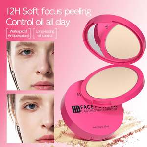 Fond de teint et poudre matifiants waterproof personnalisables, maquillage minéral transparent pour le visage, marque privée - Product Image 2