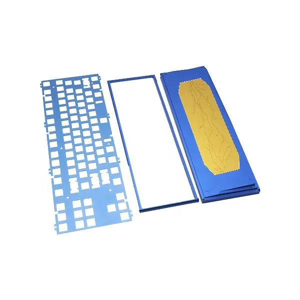 Anside özel 100% 80% 60% anahtar CNC işleme klavye ağırlık pirinç alüminyum mekanik klavye CNC durumda