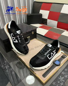 Amani 2025 Chaussures de sport décontractées pour hommes, course à pied, gym, jogging, baskets en cuir véritable, doublure en cuir de vachette, lacets, tendance mode 3D - Product Image 6