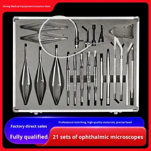 Set di 21 Strumenti Chirurgici Oftalmici Microscopici per Chirurgia della Cataratta con Lenti Intraoculari di Classe I - Product Image 4