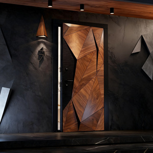 SUNZION Luxury Exterior Cast Aluminum Pivot <strong>Doors</strong> Villa Entrance <strong>Door</strong> Entry Security Main <strong>Door</strong> for Residential House - Product Image 2