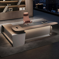 Bureau d'ordinateur de luxe en bois massif peu encombrant en forme de L avec tiroirs de rangement et bordure en PVC pour