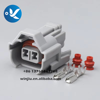 Conector de cable de inyector de combustible impermeable de 2 pines con ranura superior, enchufe macho y hembra Nippon 6189-0060 6187-2311 6180-2321 DJ7024Y-2
