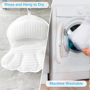 Vente chaude Écologique Oreiller De Bain Cou <span class=keywords><strong>Coussin</strong></span> De <span class=keywords><strong>Baignoire</strong></span> Pour Oreiller De <span class=keywords><strong>Baignoire</strong></span> Imperméable Avec <span class=keywords><strong>Ventouse</strong></span> Pour <span class=keywords><strong>Baignoire</strong></span> - Product Image 5