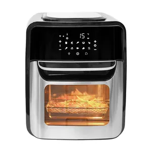 1800W 12L friggitrice ad aria digitale forno fornello senza olio multifunzione friggitrice ad aria di alta qualità tostapane con 12 ricette di cottura