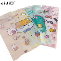 Sac alimentaire personnalisé JiJiD – Sac d'emballage transparent pour glaces et bâtonnets glacés d'été, thermoscellable, en plastique plat