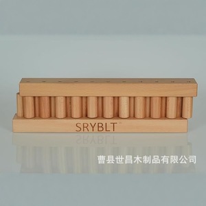 SRYBLT Cadre à tricoter en bois court fait main pour écharpe, couverture, artisanat, accessoire de couture - Product Image 3