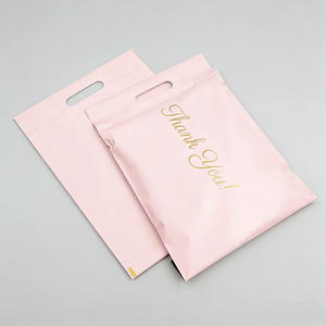 Bolsa de Envío de Polietileno con Asa Troquelada, Autoadhesiva, Impermeable, para Ropa y Negocios en Línea - Product Image 3