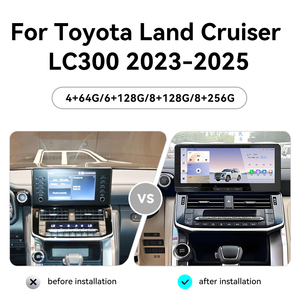Autoradio Android 14 Foforfor 12,3 pouces pour Toyota Land Cruiser LC300 2023-2025 – Amélioration <span class=keywords><strong>de</strong></span> l'habitacle, Radio Android, GPS, Carplay - Product Image 2