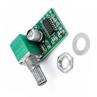 Module d'amplificateur audio numérique portable Jyjd Mini 3W+3W DC 5V, carte amplificateur de puissance numérique à double canal PAM8403, amplificateurs stéréo, potentiomètre
