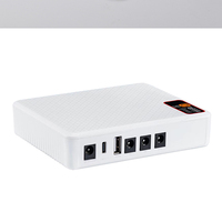 Mini UPS Power Bank 12000mAh Batterie au lithium 12V 9V 5V Alimentation sans interruption portable pour routeur Wifi CCTV