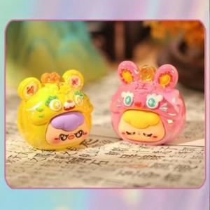 ราศีหัวใหญ่ของทารกร้อยนามสกุลครอบครัวพีวีซีชุบไฟฟ้ากล่องตาบอดเครื่องประดับน่ารักทำด้วยมือ - Product Image 2