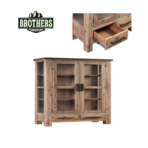 Table de garde-robe de ferme en bois massif de marque Atlas du Vietnam pour chambre à coucher salon salle à manger utilisation hospitalière - Product Image 3