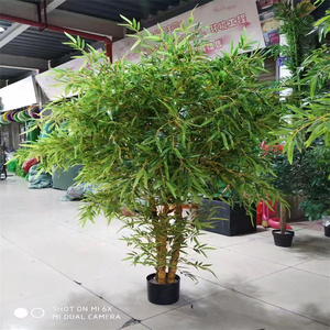Gran Venta de plástico en maceta de <span class=keywords><strong>bambú</strong></span> verde Artificial <span class=keywords><strong>chino</strong></span> para interiores y exteriores, oficina, hogar, <span class=keywords><strong>restaurante</strong></span>, centro comercial, decoración de paisaje - Product Image 4