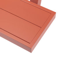 Ensemble table et chaises modernes en aluminium pour extérieur – Durable pour parcs, jardins, balcons, cours, places publiques, pique-niques, hôtels